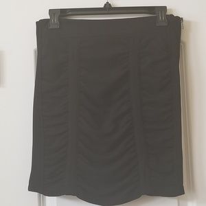 Black Te Amo Ruched Skirt